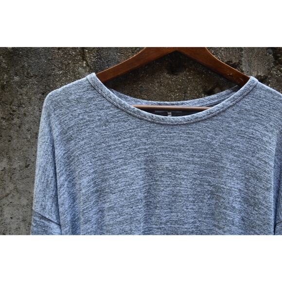 Rag & Bone Gray Marled Lightweight Long Sleeve Pullover – Size S - Picture 3 of 4